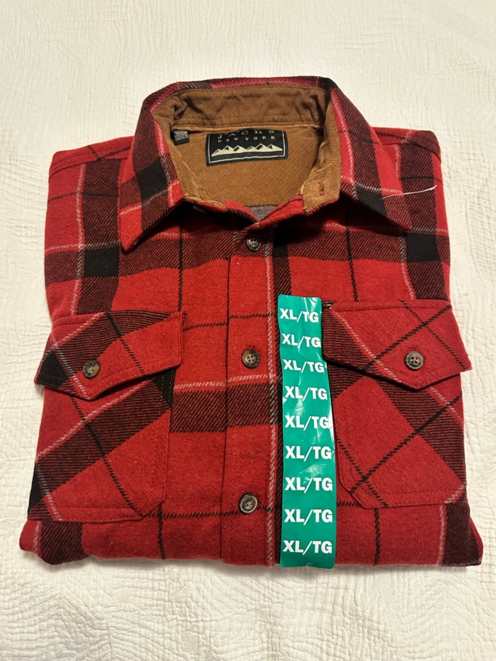 JACHS NY Size XL
FLANNEL SHIRT MENS